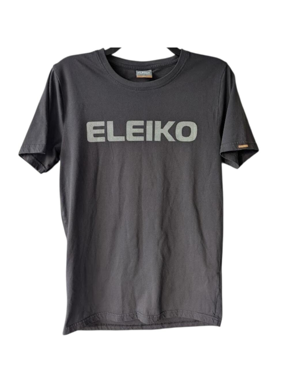Eleiko Shirt Mens Medium Gray Cotton Blend Weightlifting Gym Training Tee Sporty